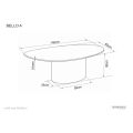 Стіл журнальний кавовий Bello A 120×80 см Чорний10